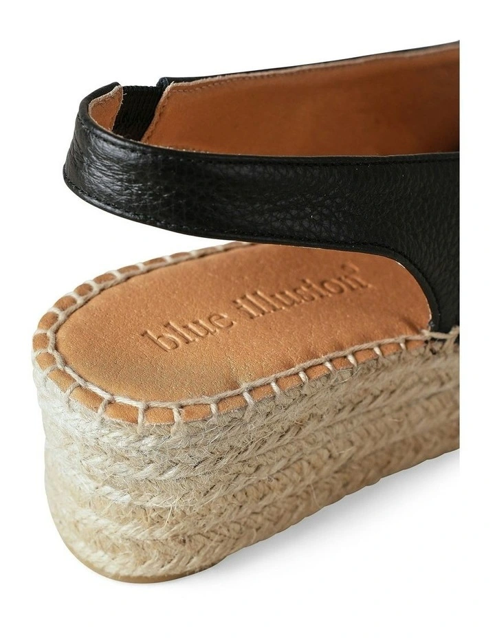 Isla Espadrille Sandal in Black image 5