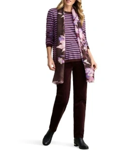 Chocolate Chaud Scarf in Purple