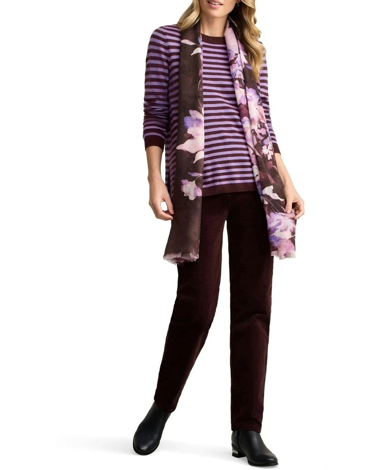 Chocolate Chaud Scarf in Purple image 1