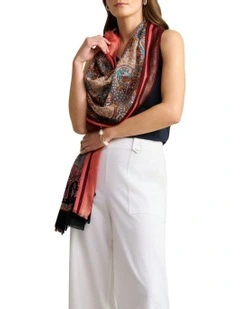 Floral Paisley Scarf in Multicolour