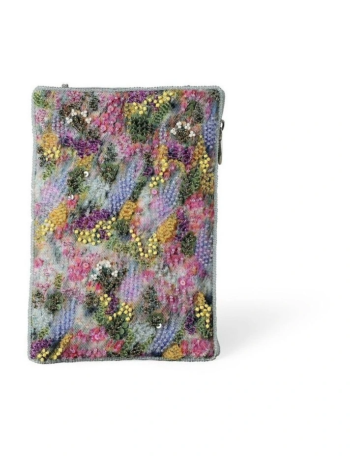 Meadow Print Mini Clutch in Multi image 1