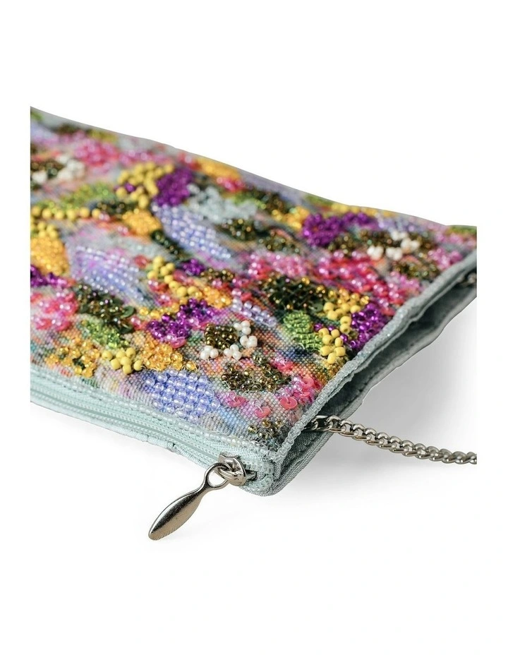 Meadow Print Mini Clutch in Multi image 3