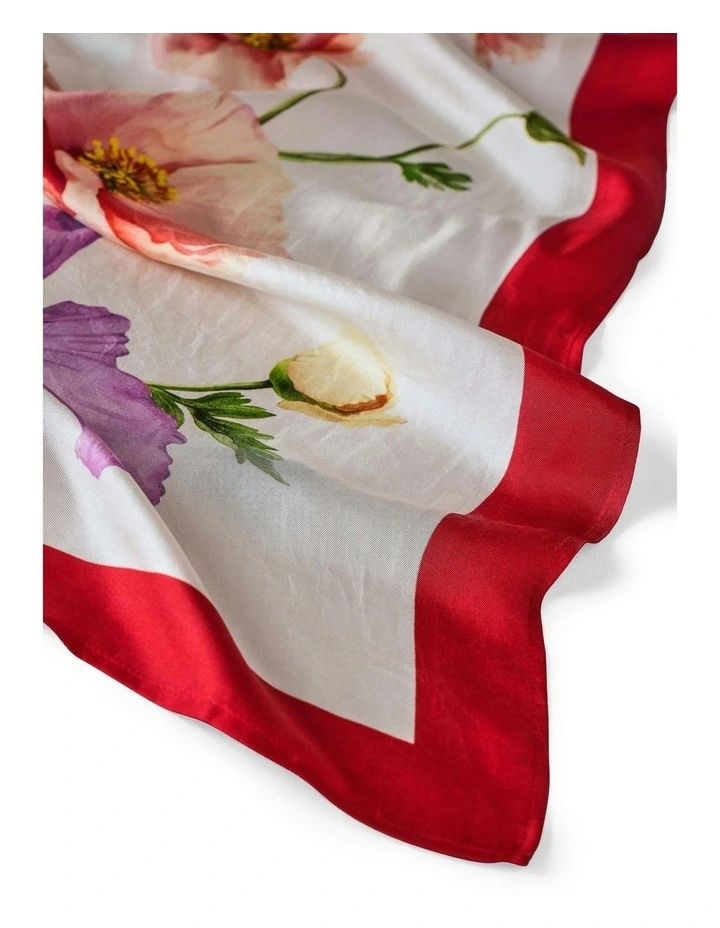 Poppy Square Scarf in Multi image 2