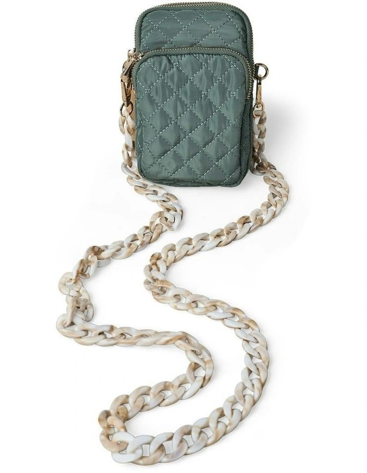 Frankie Phone Bag in Khaki image 3