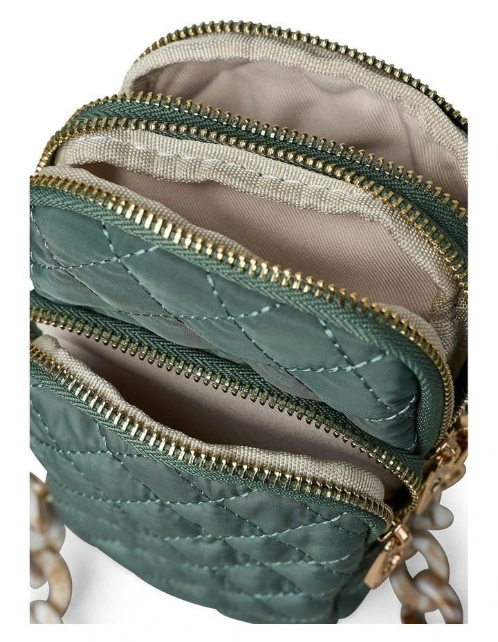 Frankie Phone Bag in Khaki image 4