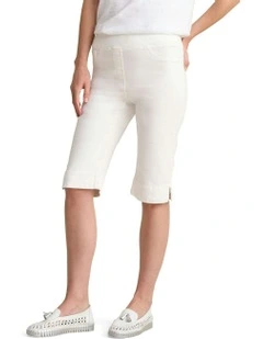 Bengajean Short in White