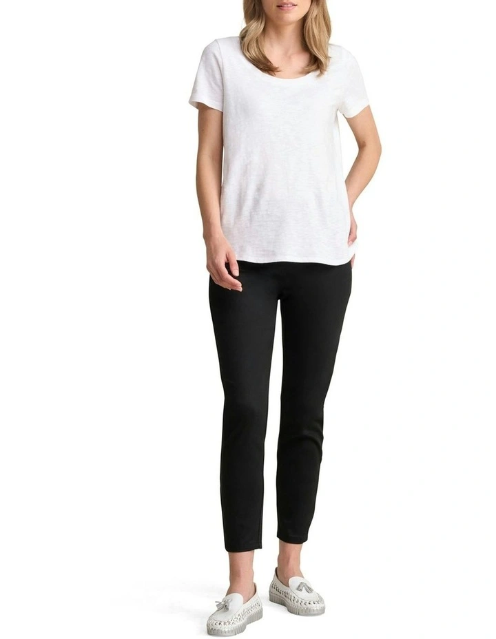Organic Cotton T-shirt in White image 2