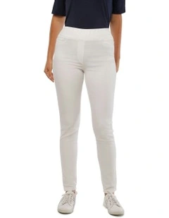 Full Length Skinny Leg Bengajean in White