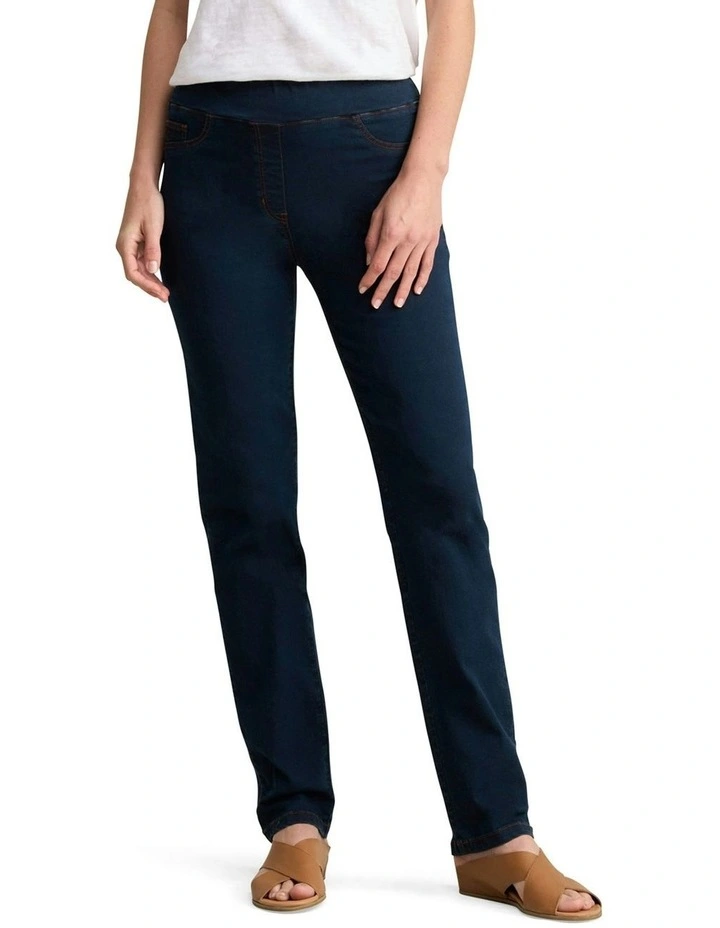 Bengajean® Good Earth Cotton® Straight Leg Jeans in Denim image 1