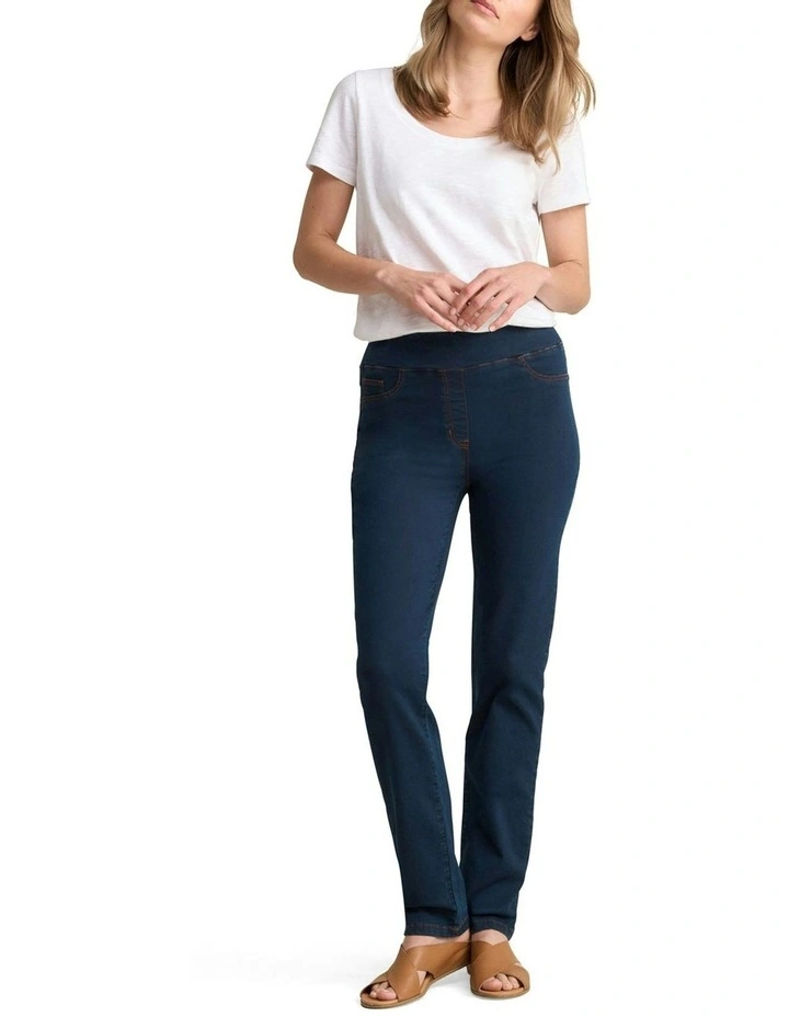 Bengajean® Good Earth Cotton® Straight Leg Jeans in Denim image 3