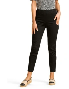Bengajean 7/8 Skinny Leg in Black Noir