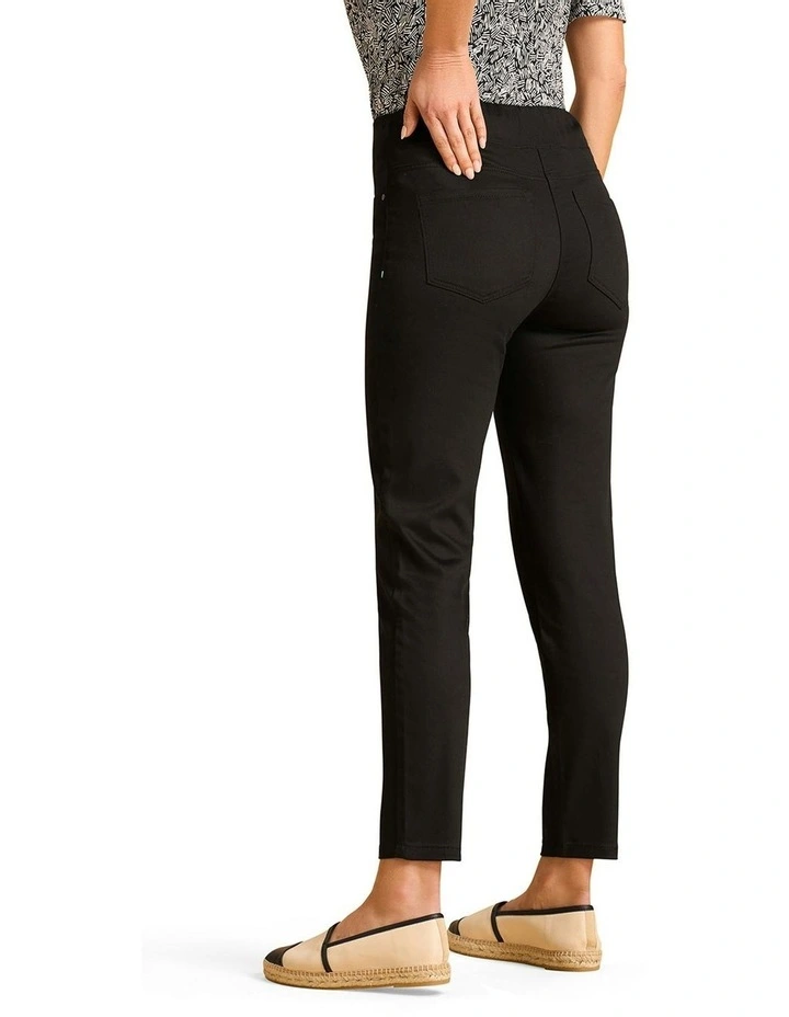 Bengajean 7/8 Skinny Leg in Black Noir image 4