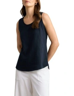 Organic Cotton Tank in Ink