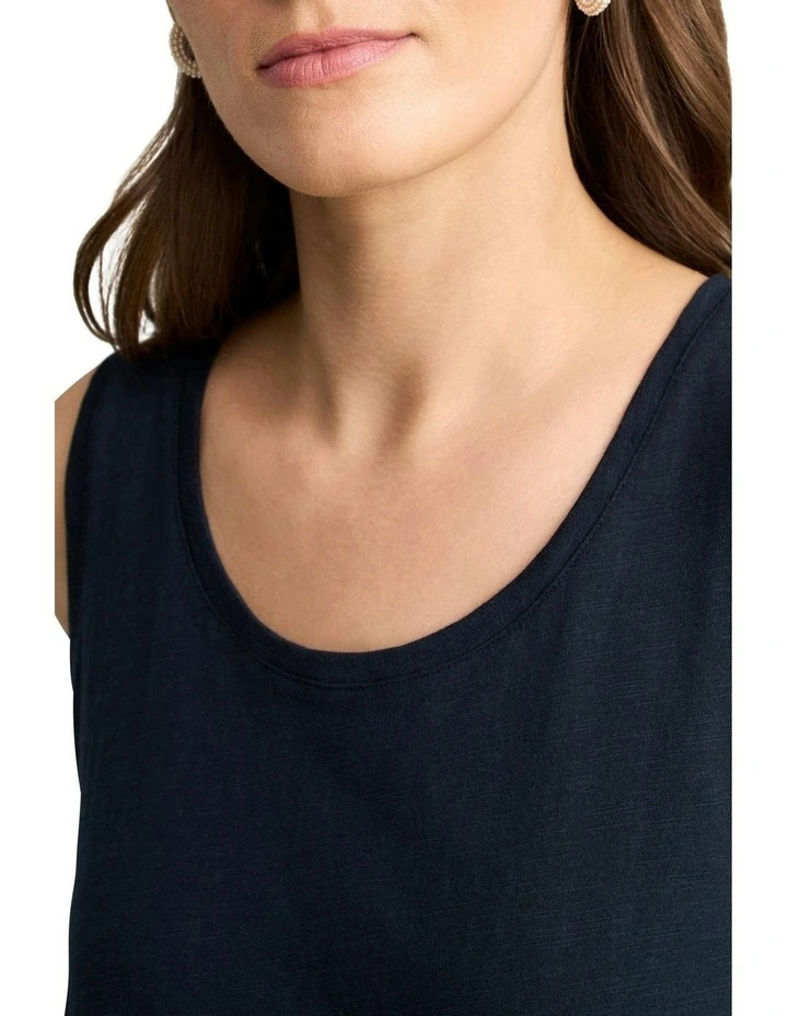 Organic Cotton Tank in Ink image 3