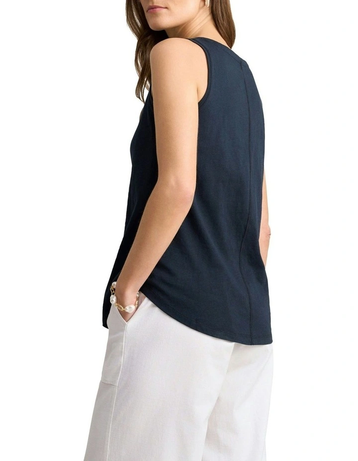 Organic Cotton Tank in Ink image 4