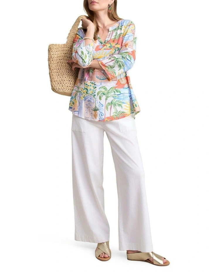 Swing Hem Tunic in Multi image 2