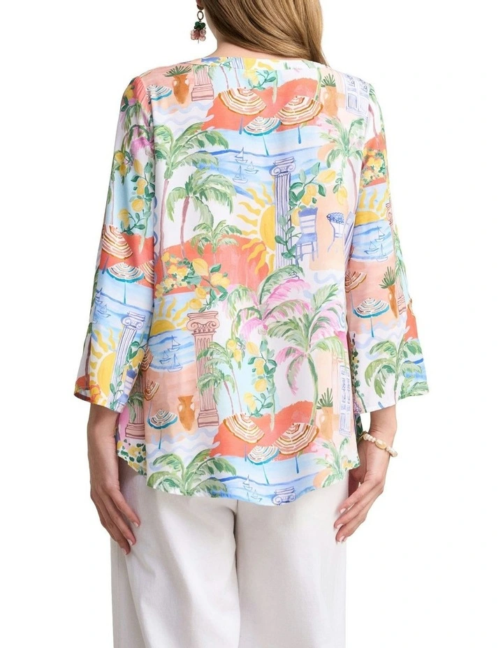 Swing Hem Tunic in Multi image 4