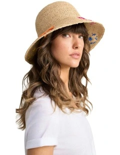 Floral Crochet Hat - Multicolour