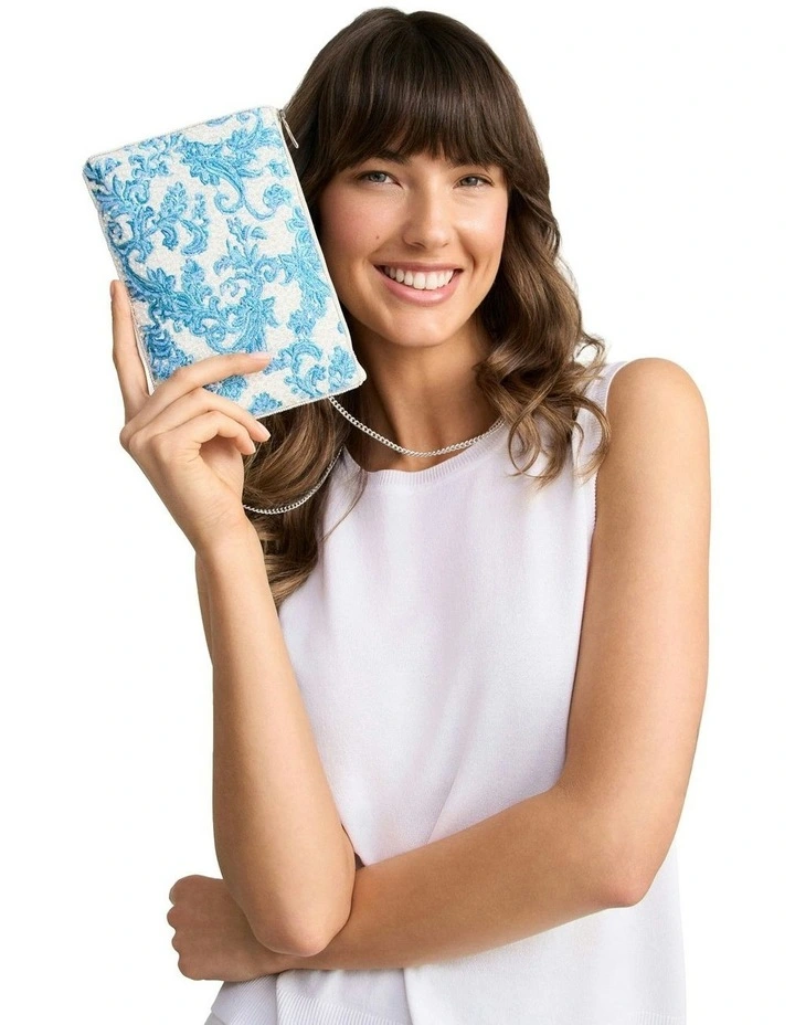 Paisley Cos Bag - Blue image 2