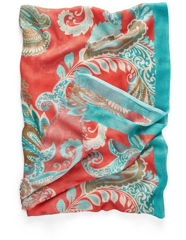 Paisley Scarf in Multicolour image 1