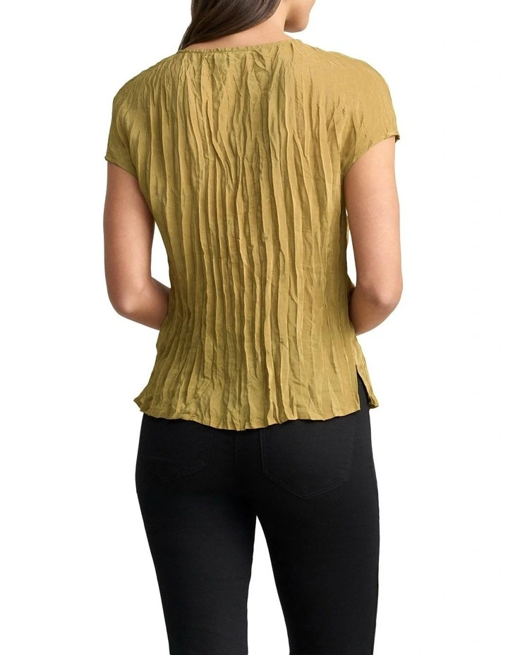 Crushed Shell Top in Bronze image 2