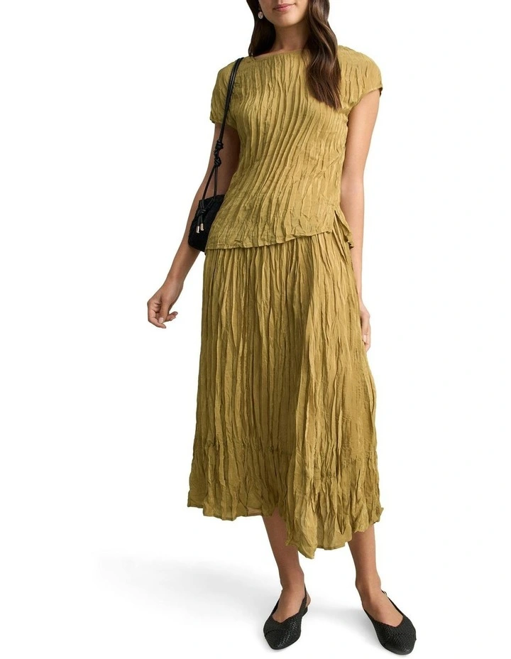 Crushed Shell Top in Bronze image 3