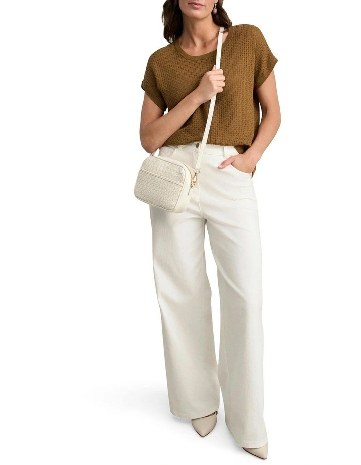 Basket Weave Knit in Tobacco image 3