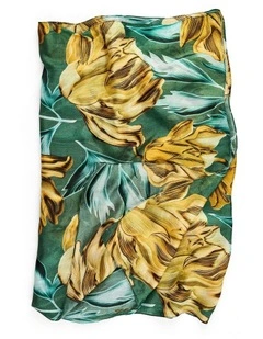 Floating Stems Scarf in Multi
