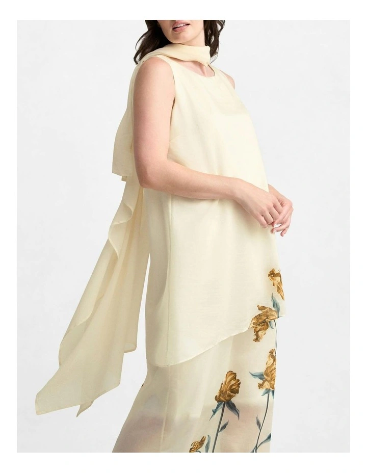 Sheer Cover Up in Cream image 3