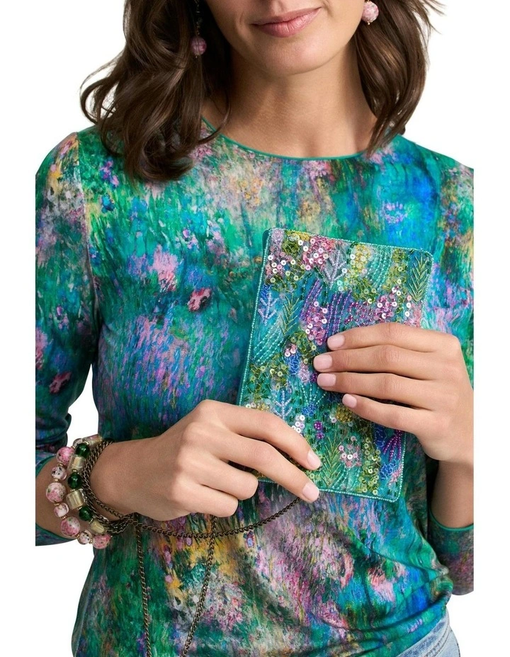 Abstract Monet Cos Bag in Multi image 2