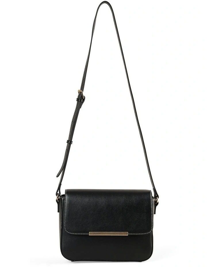 Structured Crossbody in Black image 1