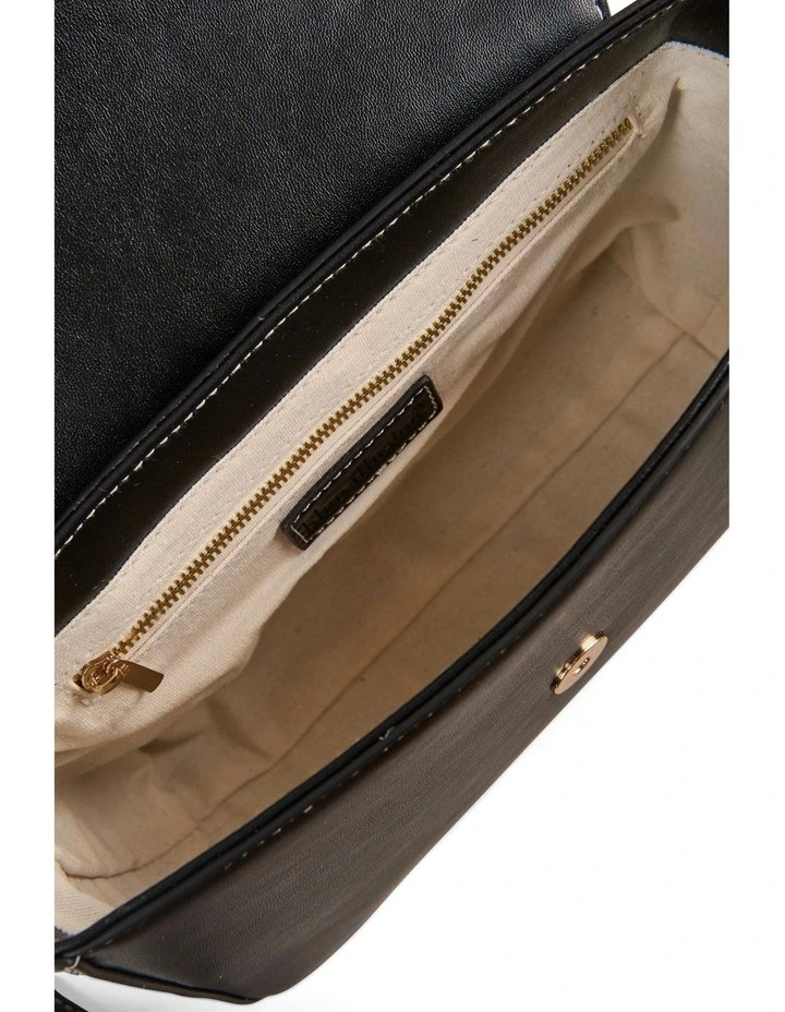 Structured Crossbody in Black image 3