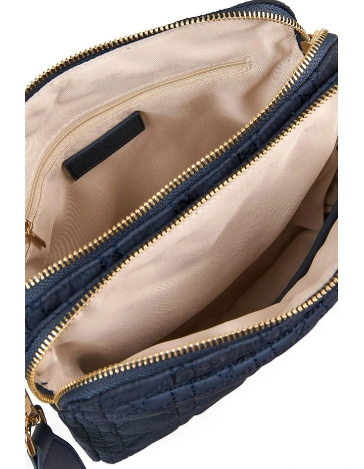 Quilted Crossbody in Ink image 3