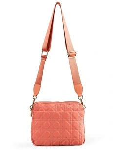 Quilted Crossbody in Terracotta