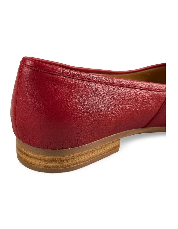 Alice Ballet Flat in Red image 4