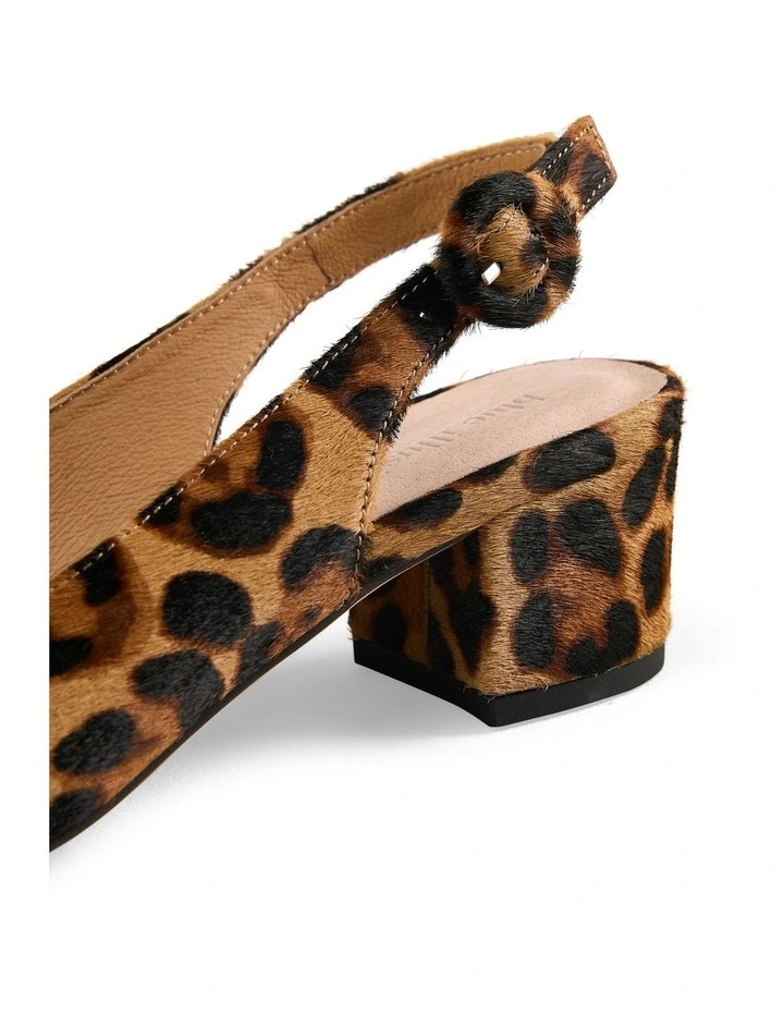 Colette Sling Back Heel in Leopard image 4