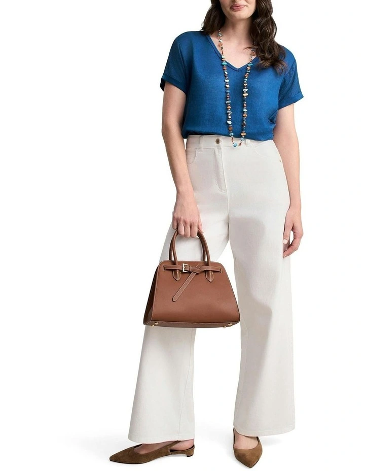 French Linen Gauze T-shirt in Thenards image 3