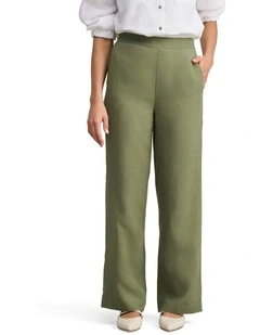 High Waisted Pant in Sage Green