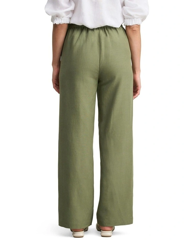 High Waisted Pant in Sage Green image 2