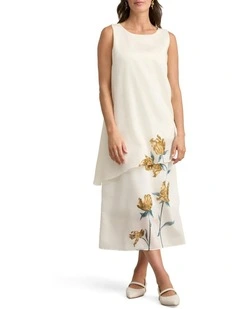 Sheer Layer Dress in Cream