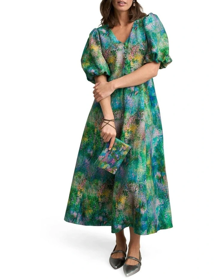 Event Dress in Green image 3