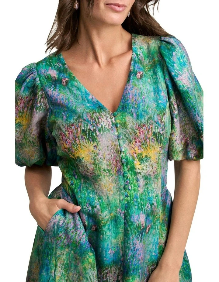 Event Dress in Green image 4