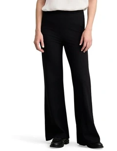 Bootleg Ponte Pant in Black