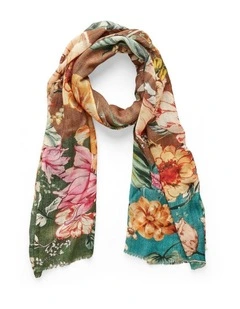 La Bohme Bloom Scarf in Multi