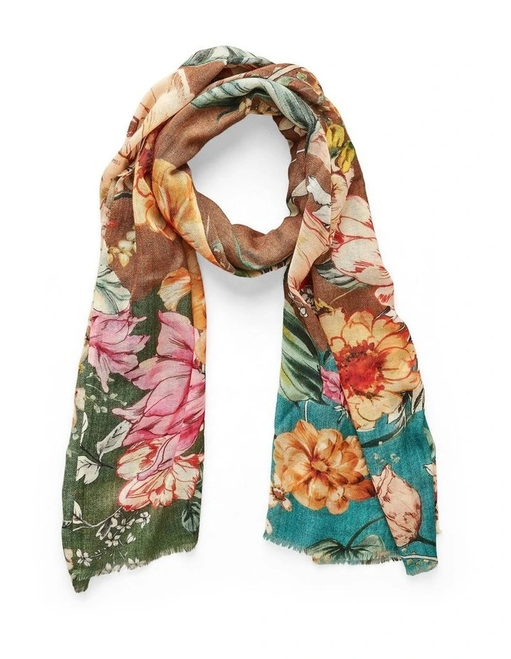 La Bohme Bloom Scarf in Multi image 1