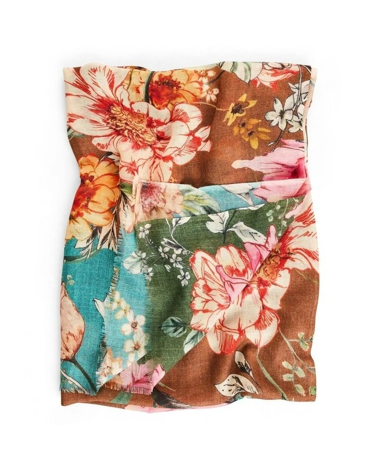 La Bohme Bloom Scarf in Multi image 3