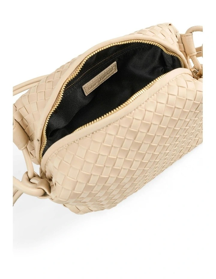 Soft Woven Crossbody in Stone image 4