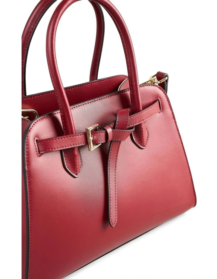 Bowler Bag in Crimson image 3