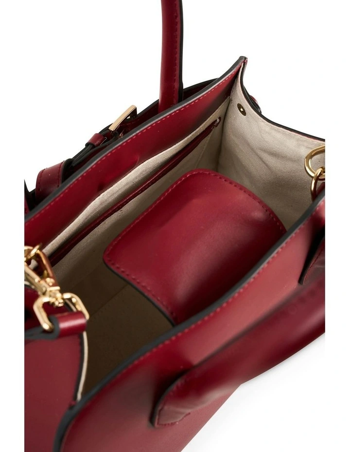 Bowler Bag in Crimson image 4