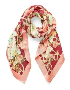 La Boheme Silk Scarf  in Multi